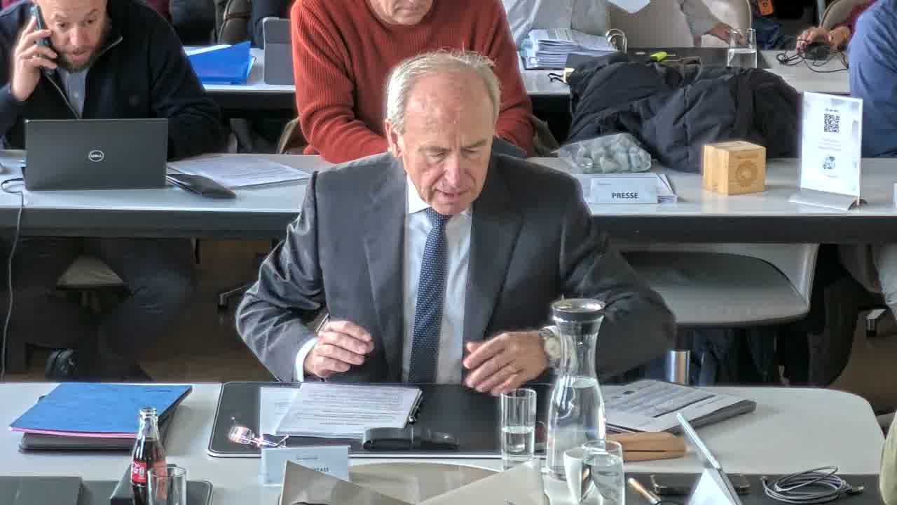 Conseil communal du 21 novembre 2025